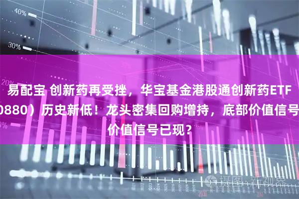 易配宝 创新药再受挫，华宝基金港股通创新药ETF（520880）历史新低！龙头密集回购增持，底部价值信号已现？