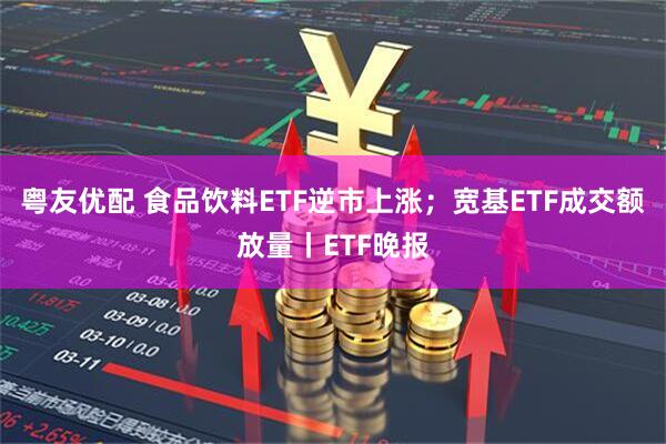 粤友优配 食品饮料ETF逆市上涨；宽基ETF成交额放量丨ETF晚报